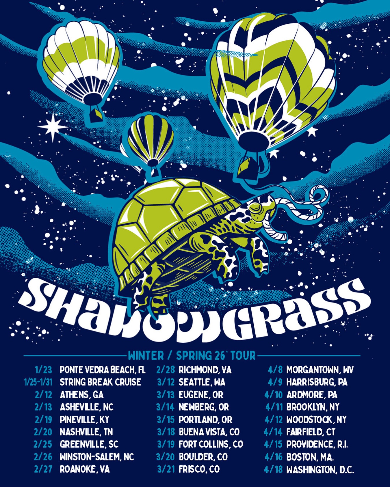 Shadowgrass Tour Poster 2026